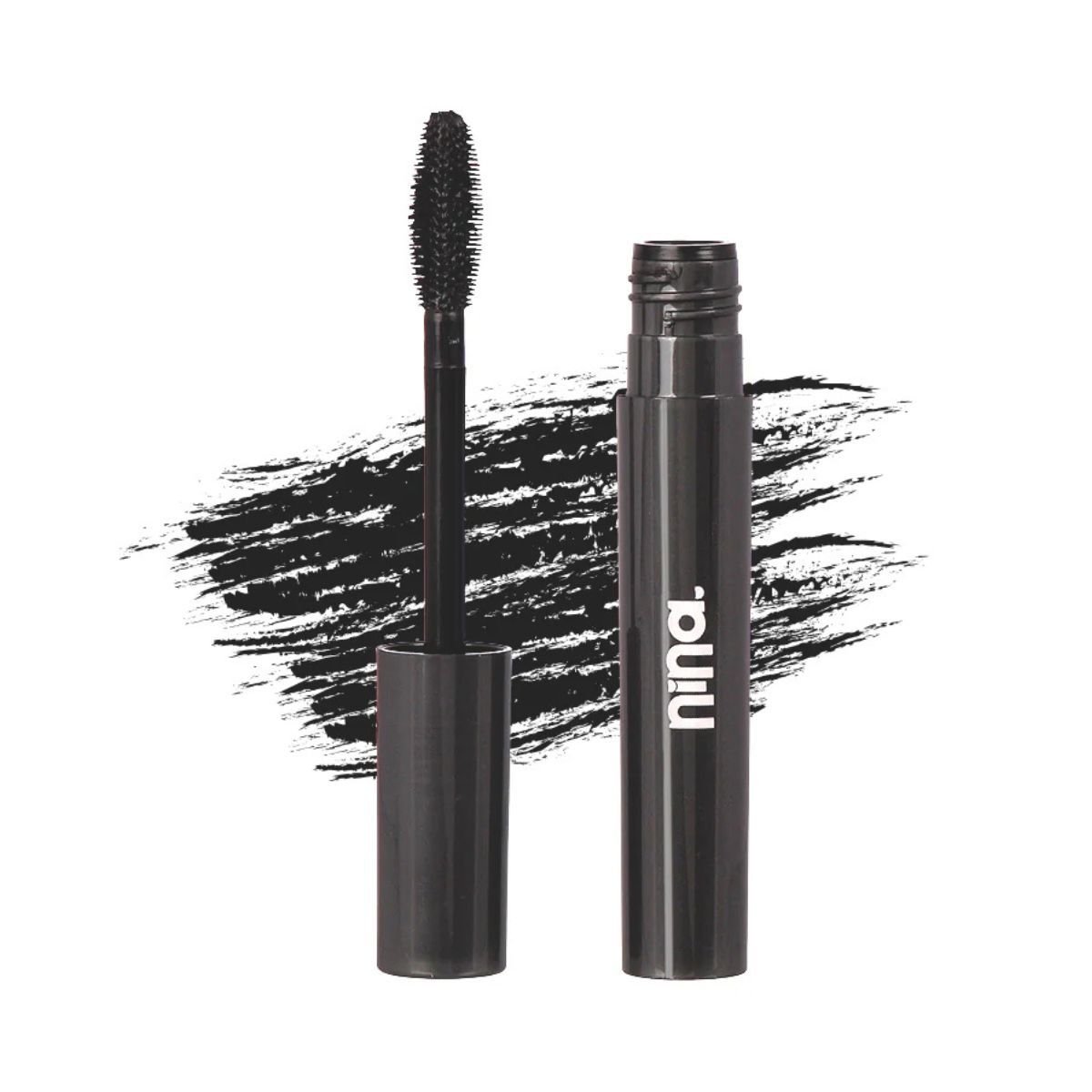 KIT NINA MAKEUP MÁSCARA DE CÍLIOS PANTENOL LASHES VOLUME + ESPONJA MAQUIAGEM