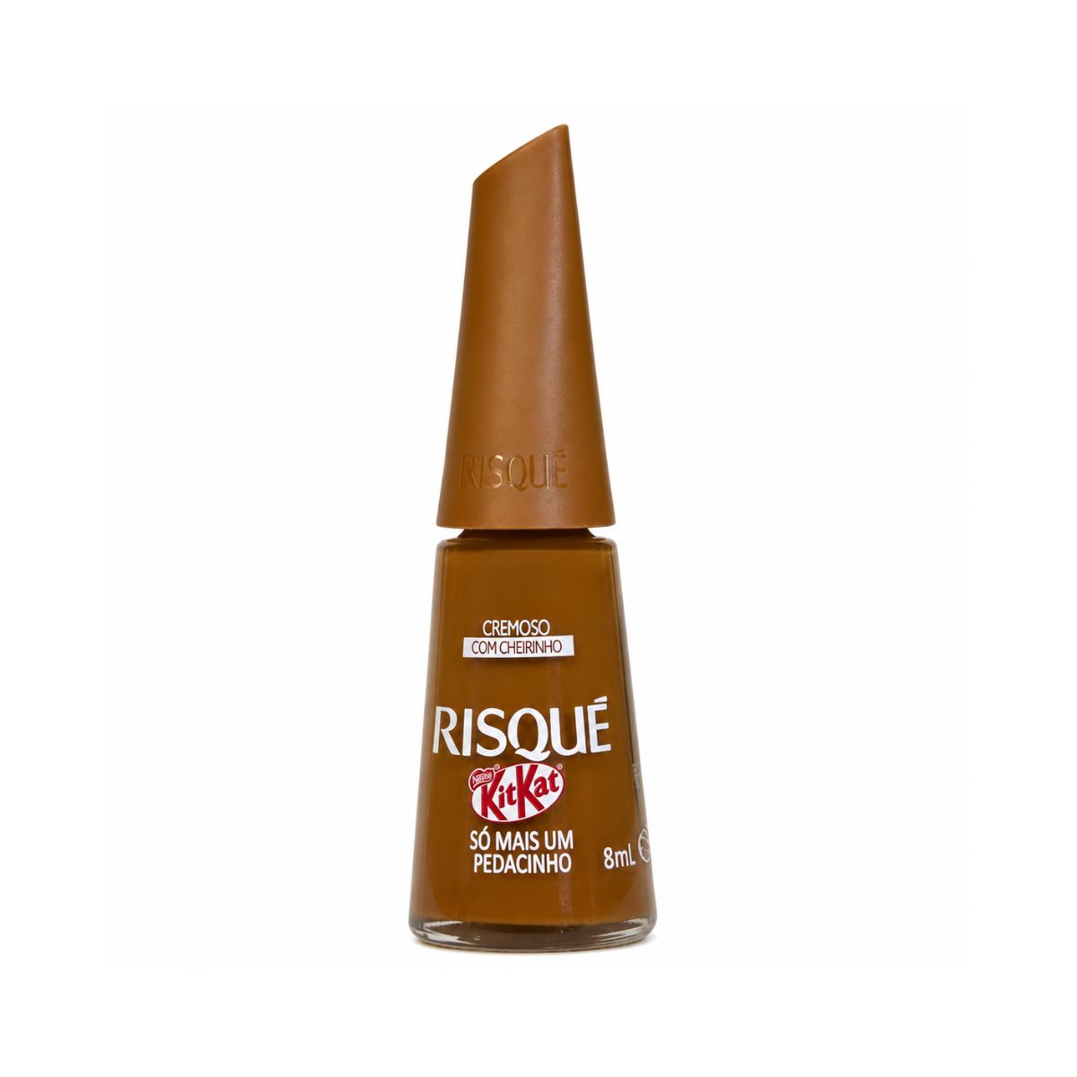 ESMALTE CREMOSO KIT KAT SÓ MAIS UM PEDACINNHO RISQUE 8ML