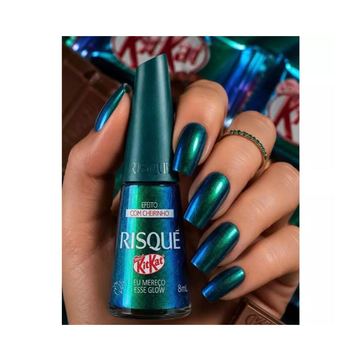 ESMALTE EFEITO KIT KAT EU MEREÇO ESSE GLOW 8ML