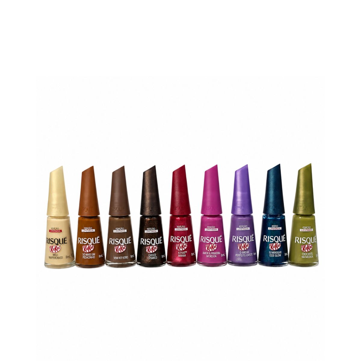 ESMALTE METÁLICO KIT KAT CHOCO CÓSMICO RISQUE 8ML