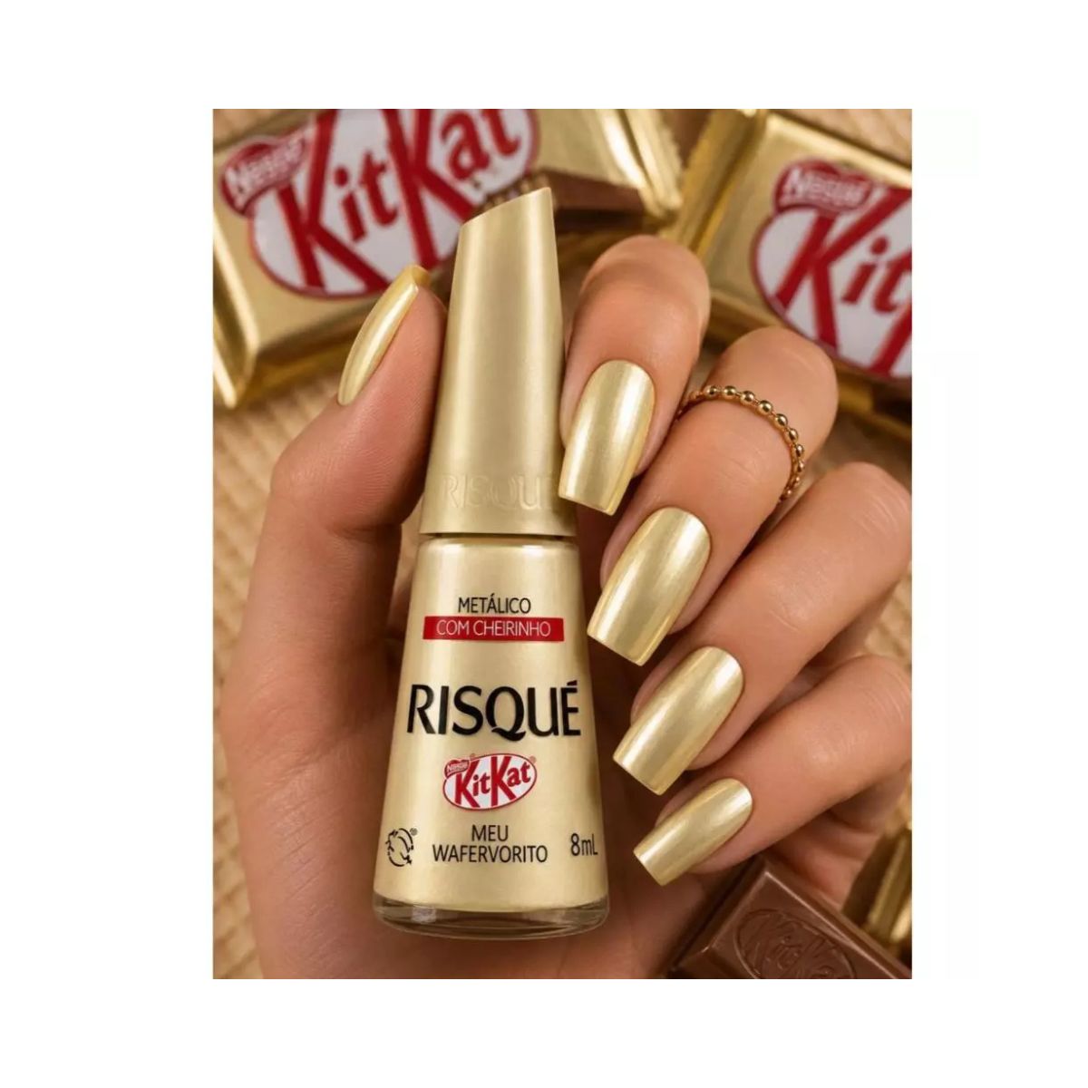 ESMALTE METÁLICO KIT KAT MEU WAFERVORITO 8ML