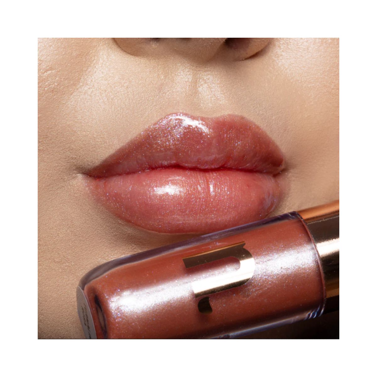 KIT NINA MAKEUP GLOSS LABIAL INSTANT GLOW TURMALINA + ESPONJA MAQUIAGEM