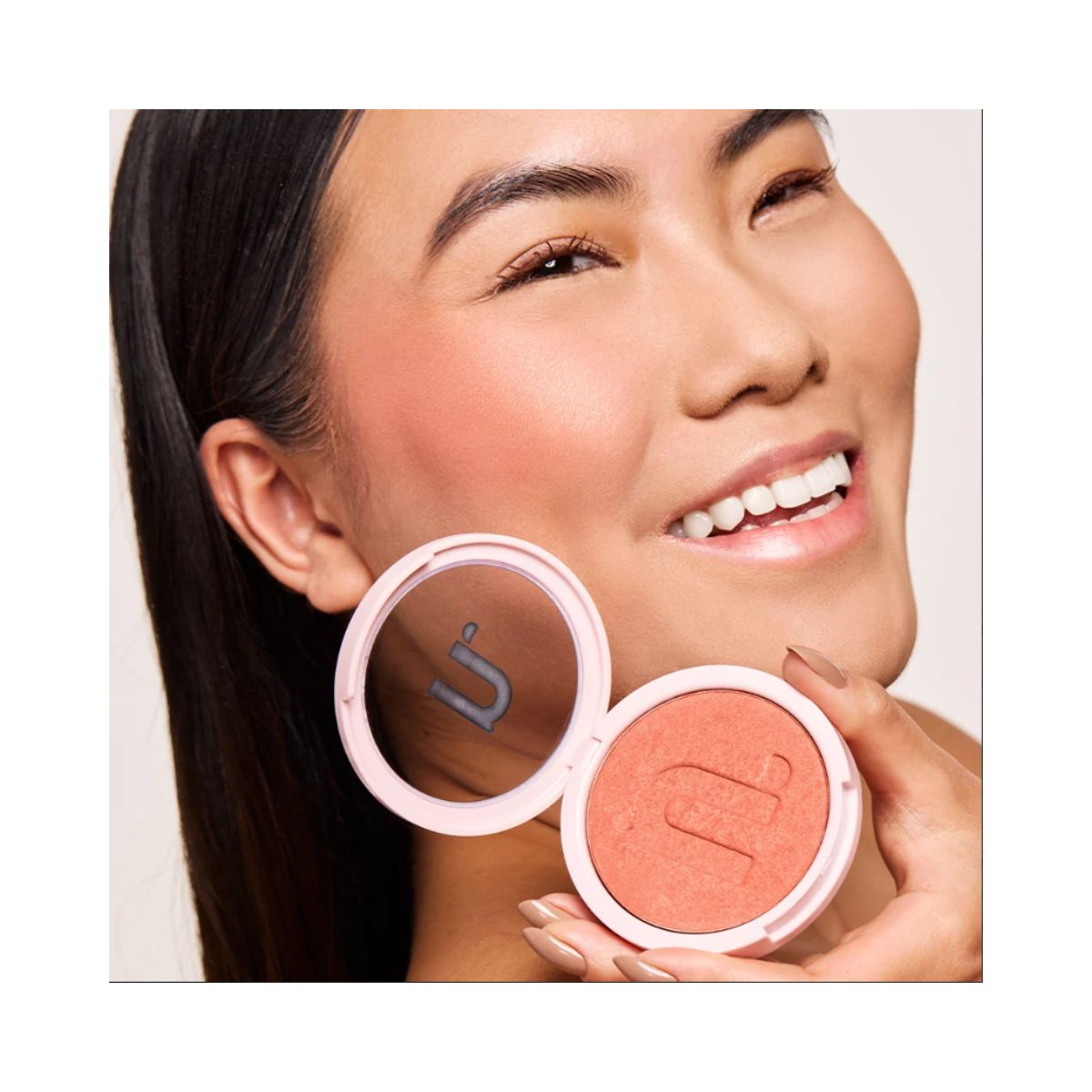 KIT NINA MAKEUP BLUSH COMPACTO INSTANT VERÃO + ESPONJA MAQUIAGEM