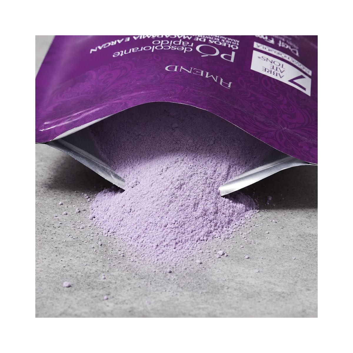 KIT AMEND 2 SACHES PÓ DESCOLORANTE RÁPIDO COM ÓLEOS DE MACADÂMIA E ARGAN 50G