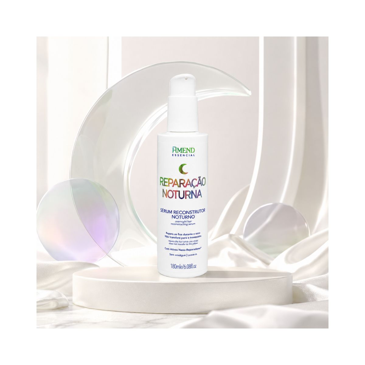 SÉRUM RECONSTRUTOR REPARAÇÃO NOTURNA ESSENCIAL AMEND 180ML