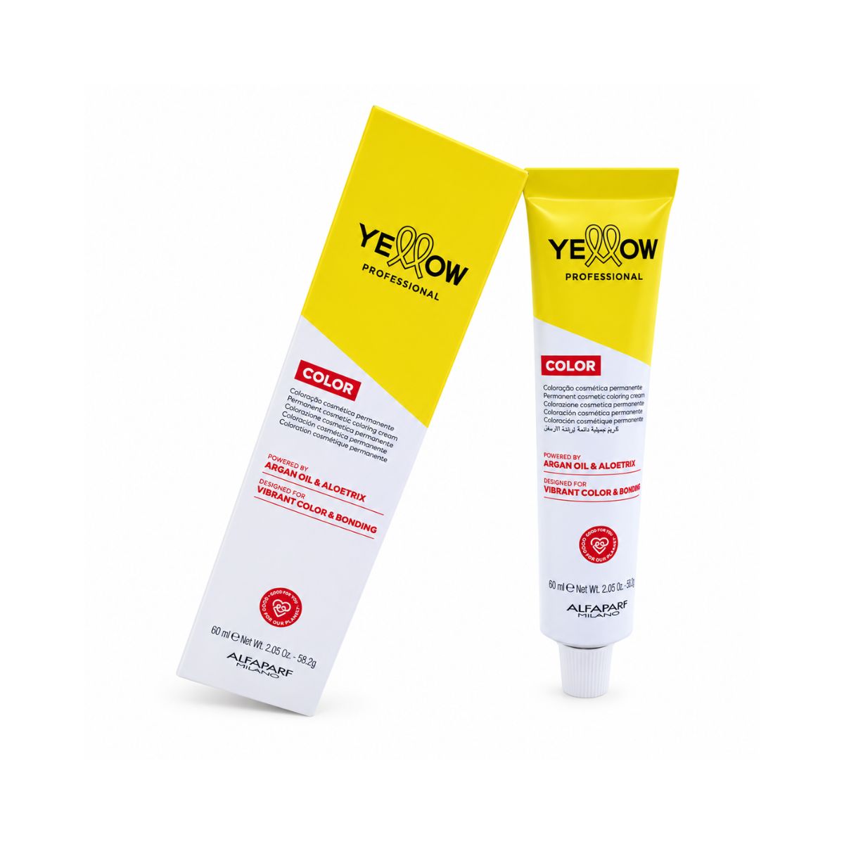KIT YELLOW COLORAÇÃO 7.0 LOURO MÉDIO + OX 20 VOLUMES