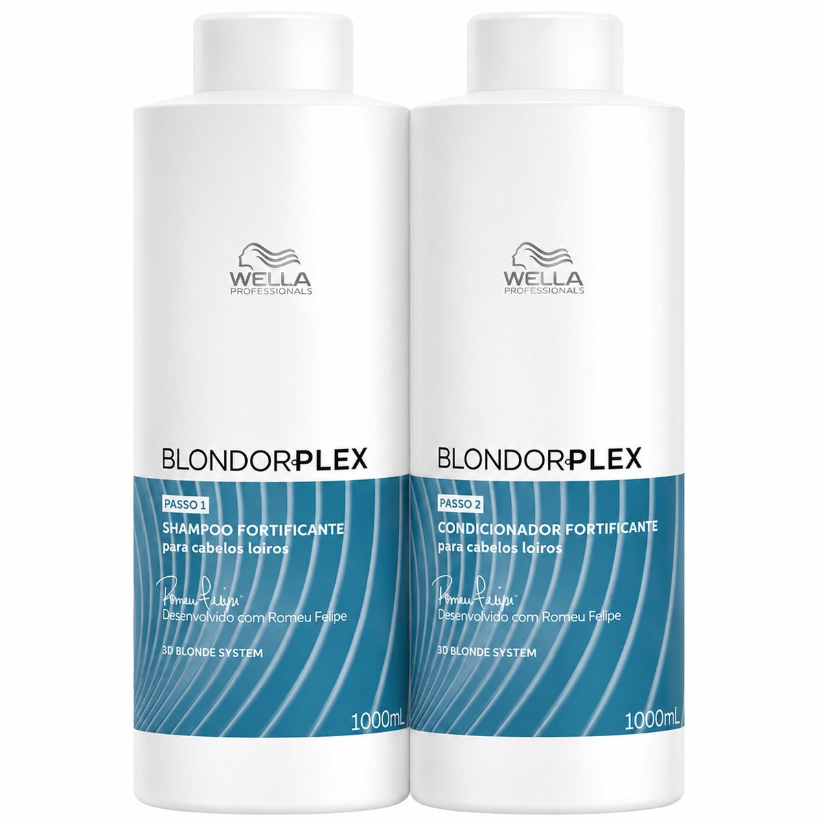 KIT WELLA BLONDOR PLEX SHAMPOO 1L + CONDICIONADOR 1L