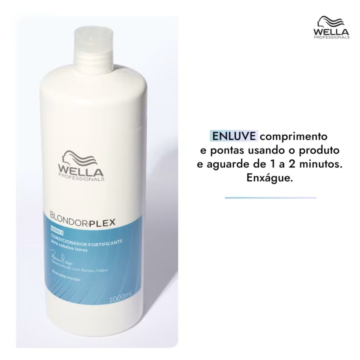 KIT WELLA BLONDOR PLEX SHAMPOO 1L + CONDICIONADOR 1L
