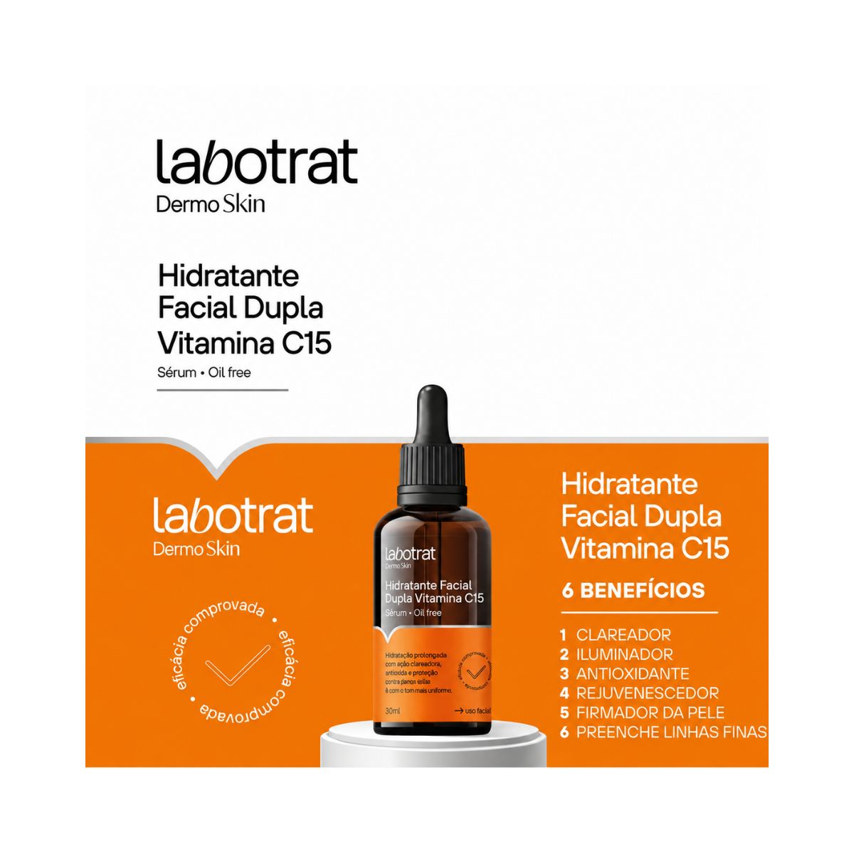 SÉRUM FIRMADOR ANTI-AGE DERMO SKIN LABOTRAT 30ML