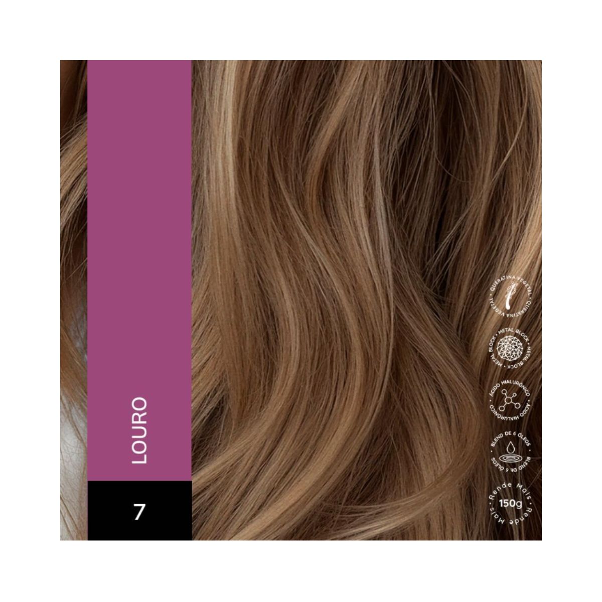 KIT ALTA MODA 2 COLORAÇÕES 7.0 LOURO RUBIO + ÓLEO DE ARGAN MARROCOS