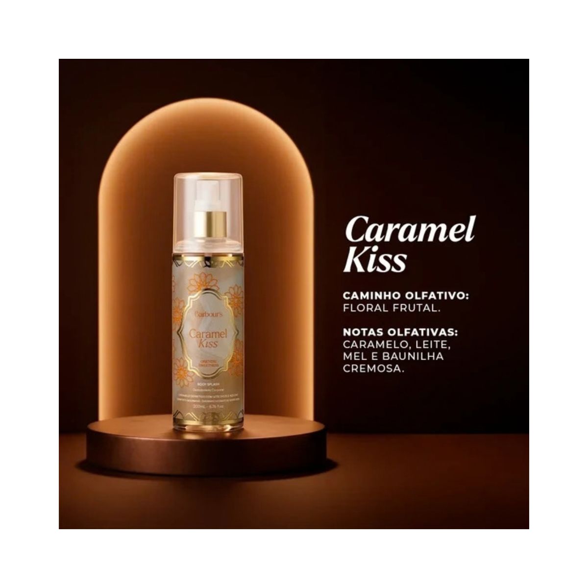 BODY SPLASH CARAMEL KISS BARBOURS 200ML
