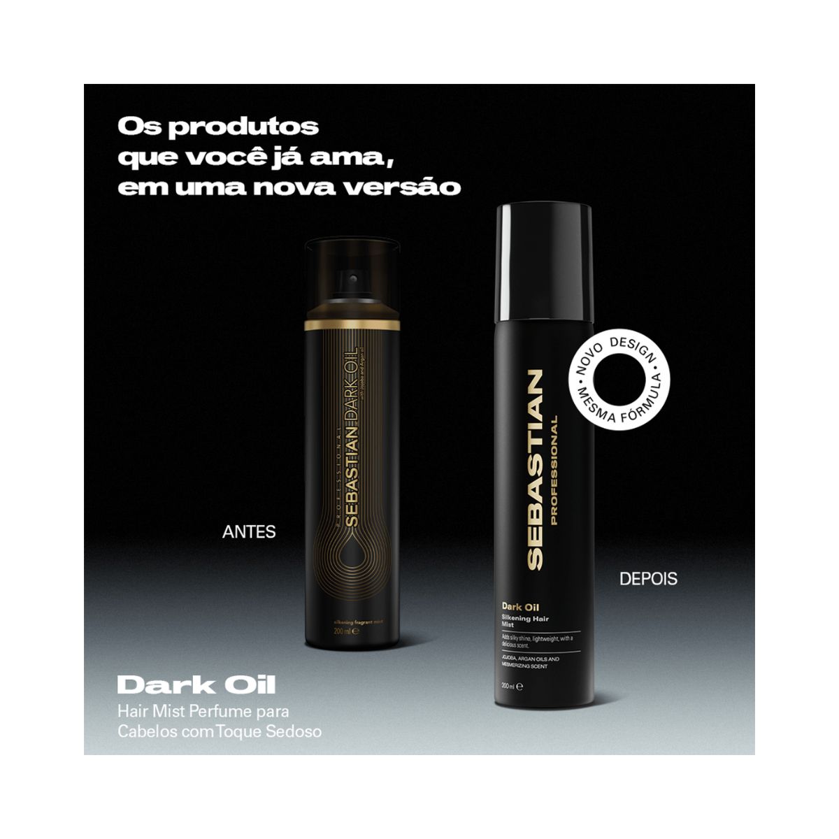 PERFUME CAPILAR WELLA SEBASTIAN DARK OIL 200ML