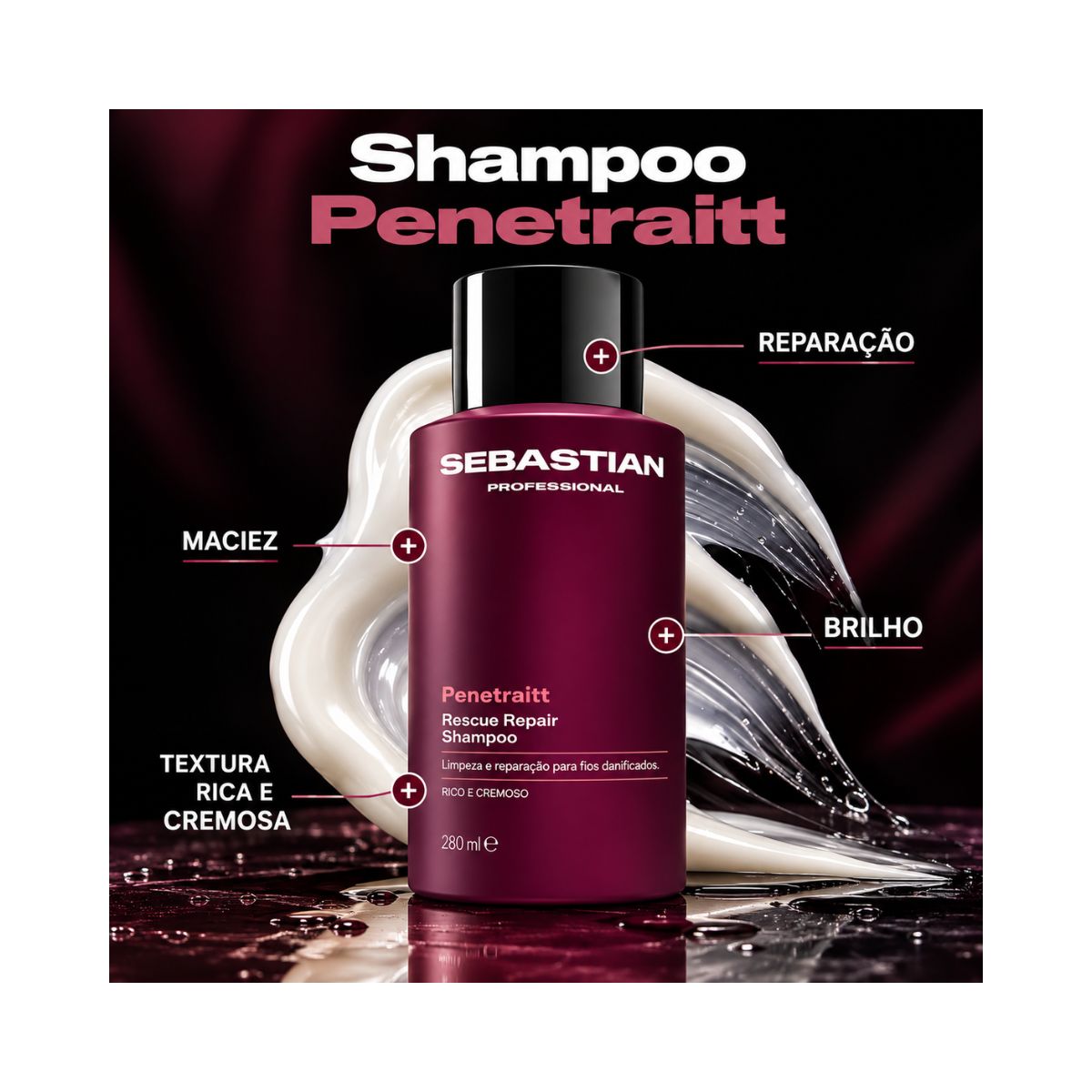 SHAMPOO WELLA SEBASTIAN PENETRAIT 280ML