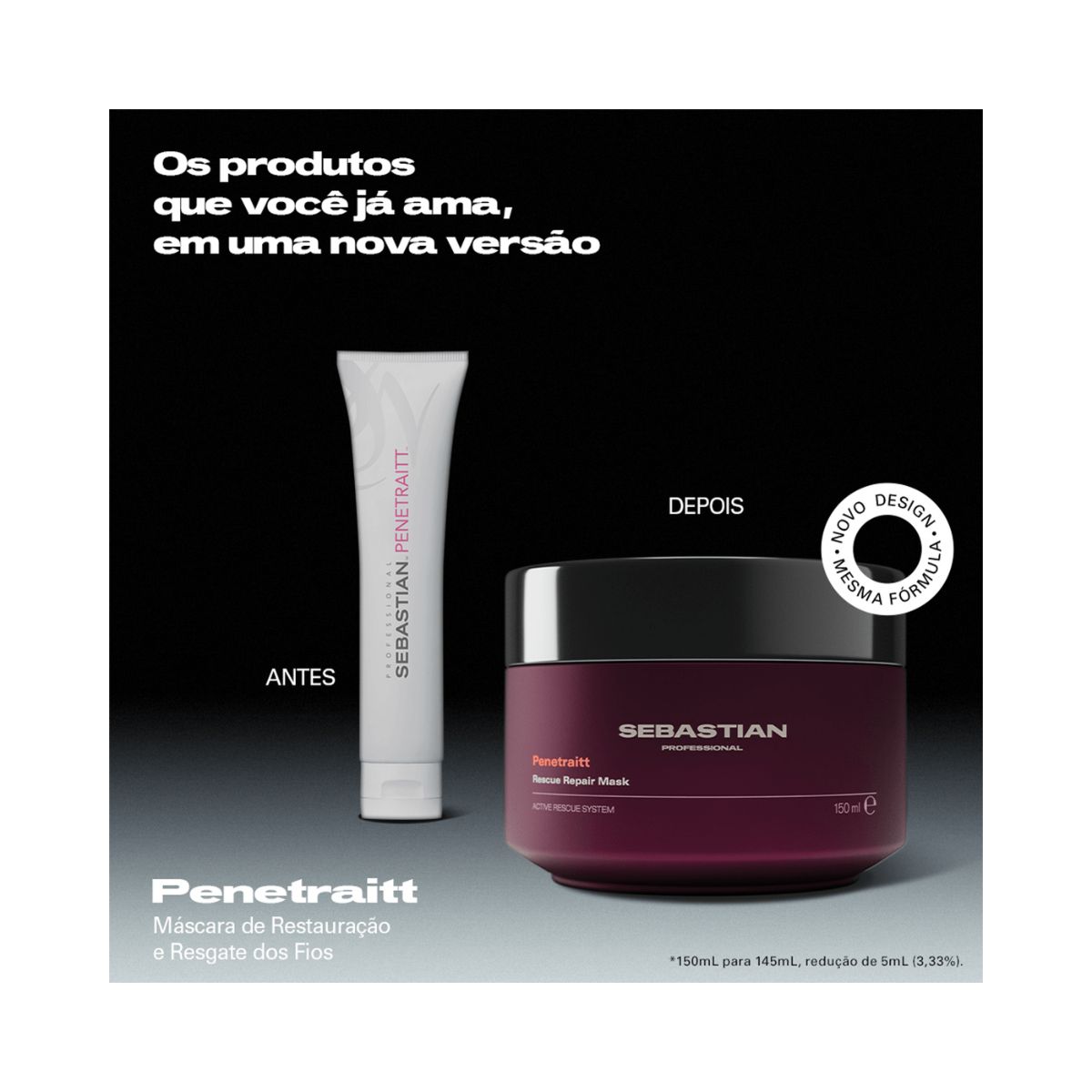 MÁSCARA WELLA SEBASTIAN PENETRAIT 145ML