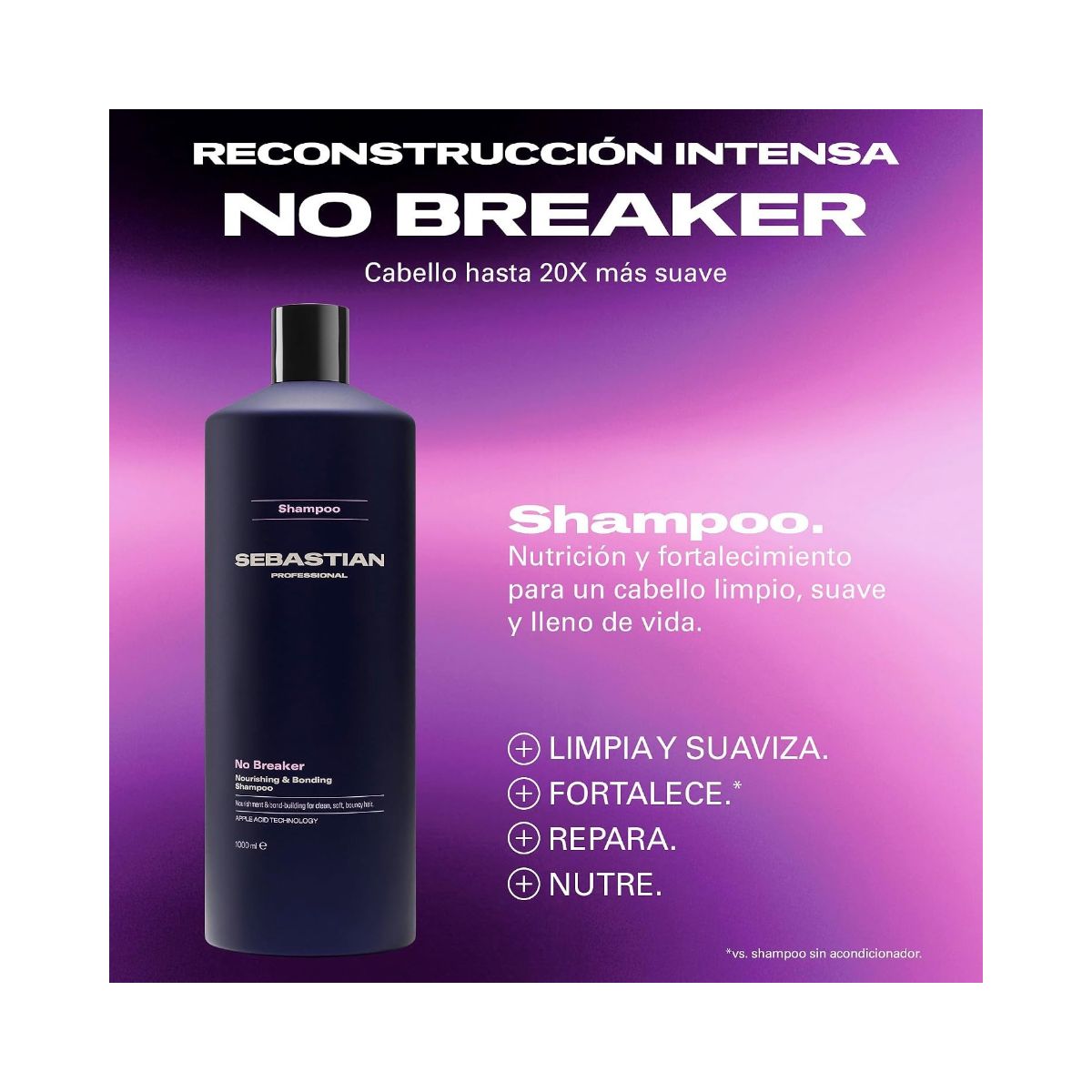 SHAMPOO WELLA SEBASTIAN NO BREAKER 1000ML