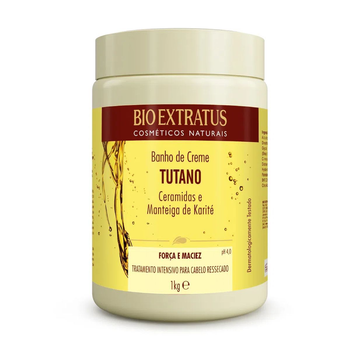 KIT BIO EXTRATUS BANHO DE CREME TUTANO 1KG + ACESSÓRIO SORTIDO