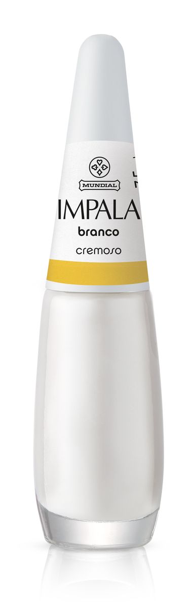 ESMALTE CREMOSO A COR DA MODA BRANCO IMPALA 7,5ML