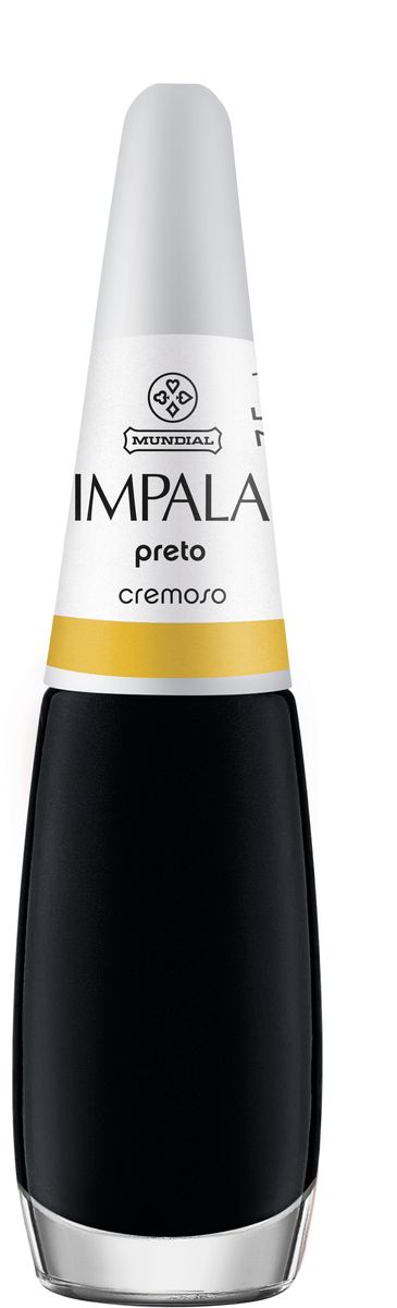 ESMALTE CREMOSO A COR DA MODA PRETO IMPALA 7,5ML