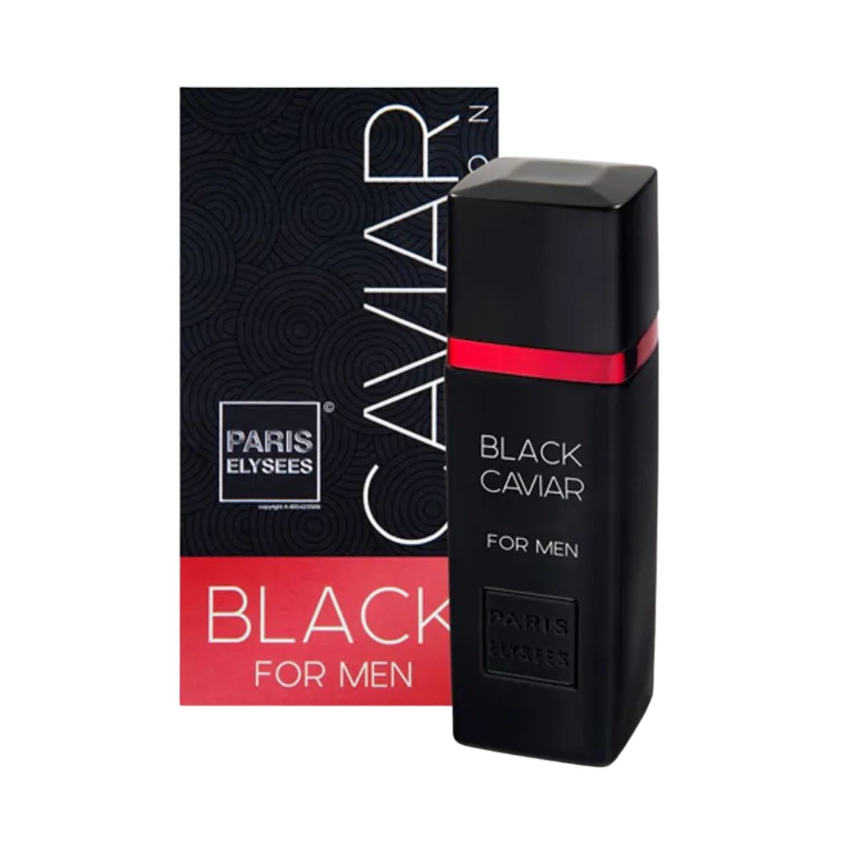 EDT PARIS ELYSEES MASCULINO BLACK CAVIAR 100ML C054