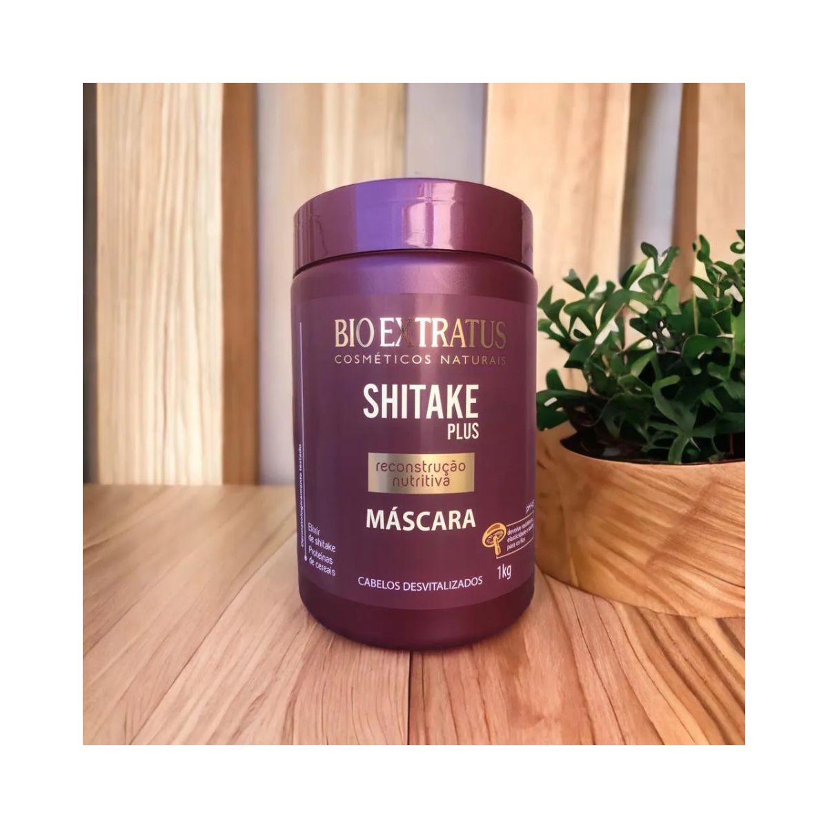 MÁSCARA DE HIDRATAÇÃO SHITAKE BIO EXTRATUS 1KG