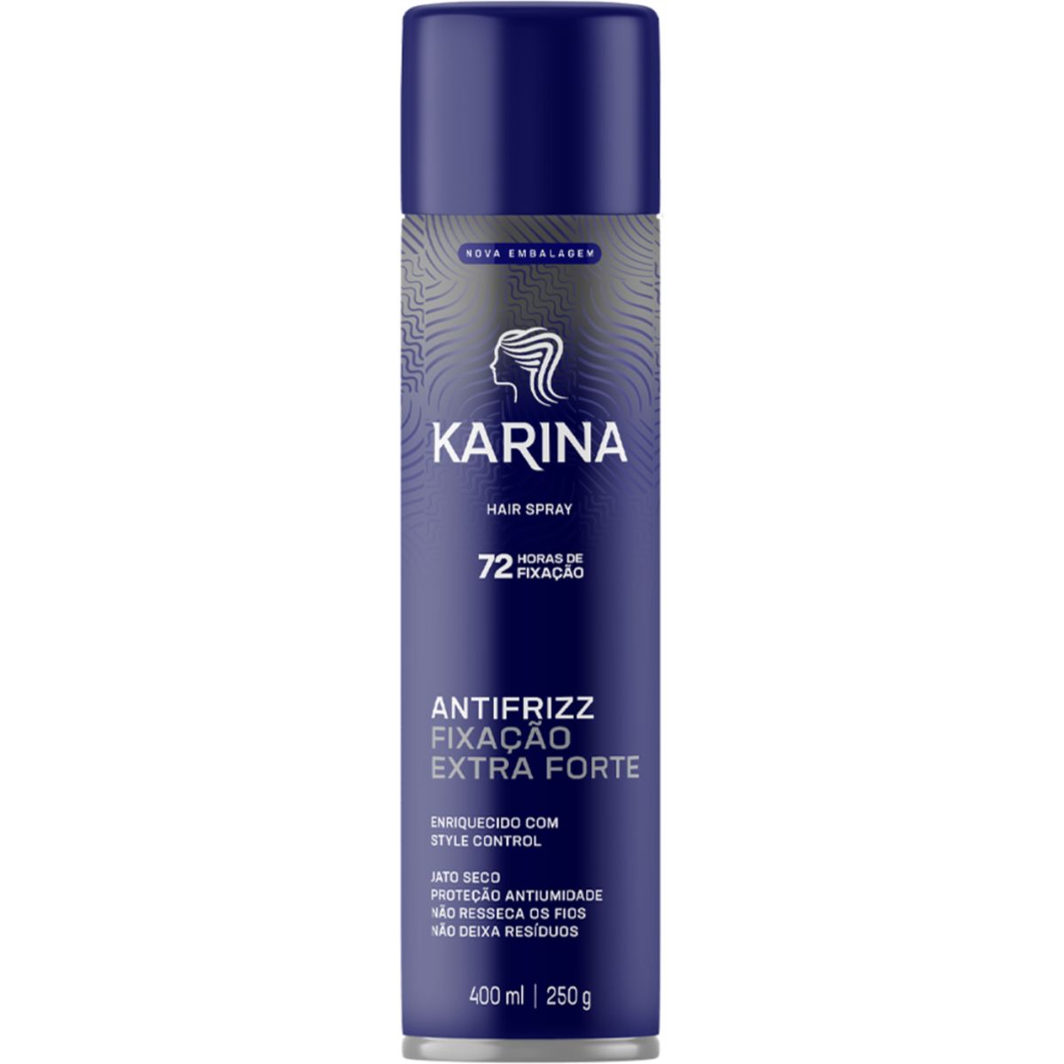 SPRAY FIXADOR CAPILAR EXTRA FORTE KARINA 400ML