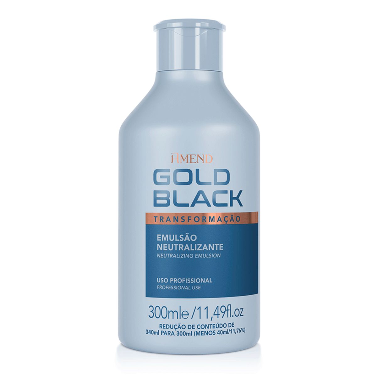 EMULSÃO NEUTRALIZANTE GOLD BLACK AMEND 340ML