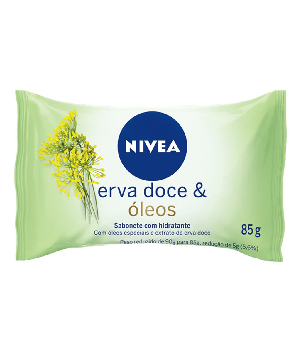 SABONETE EM BARRA ERVA DOCE E ÓLEOS NIVEA 85G