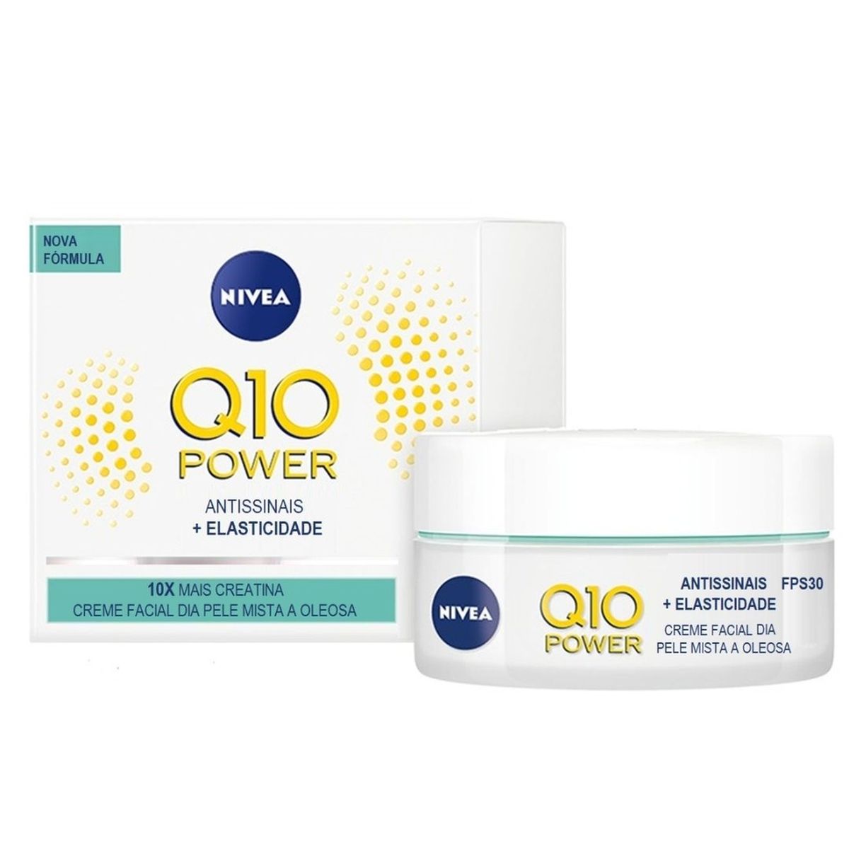 CREME FACIAL DIA ANTISSINAIS Q10 POWER FPS30 NIVEA 50G