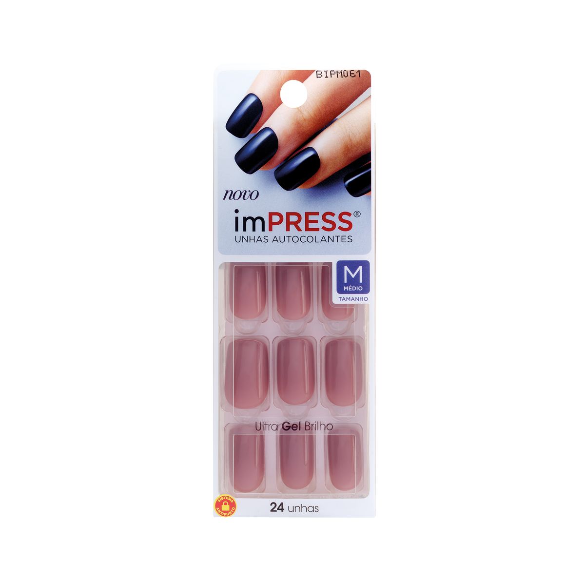 UNHAS POSTIÇAS IMPRESS AUTOCOLANTES COLOR MÉDIA FRESH START KISS NEW YORK