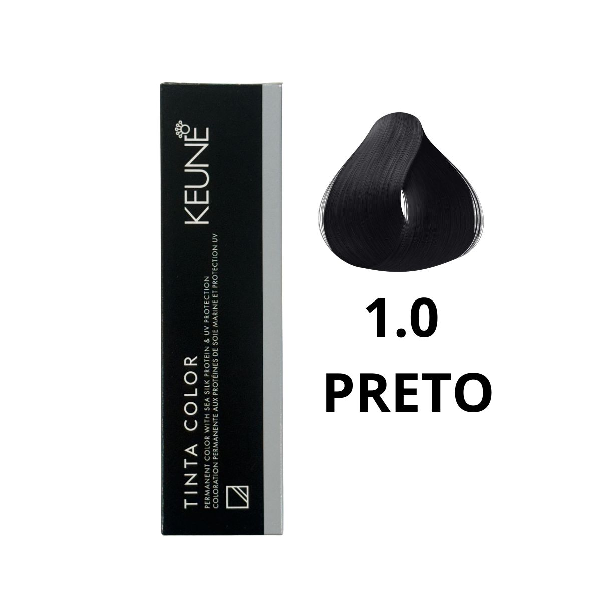 COLORAÇÃO TINTA COLOR 1 PRETO KEUNE 60ML