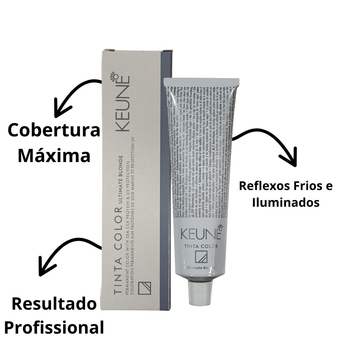 COLORAÇÃO TINTA COLOR ULTIMATE BLONDE 15.17 SUPER LOURO CINZA VIOLETA KEUNE 60ML