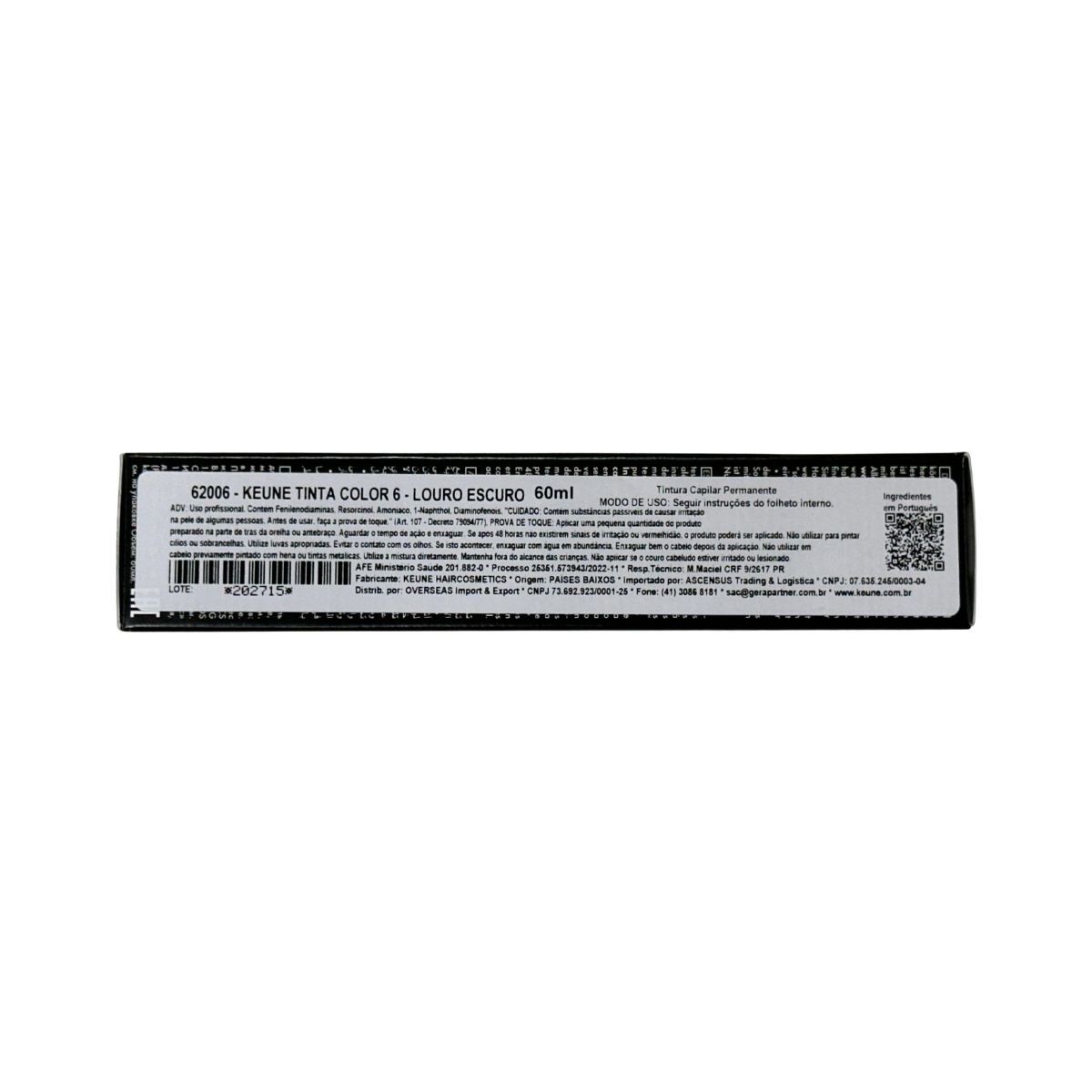 COLORAÇÃO TINTA COLOR 6 LOURO ESCURO KEUNE 60ML