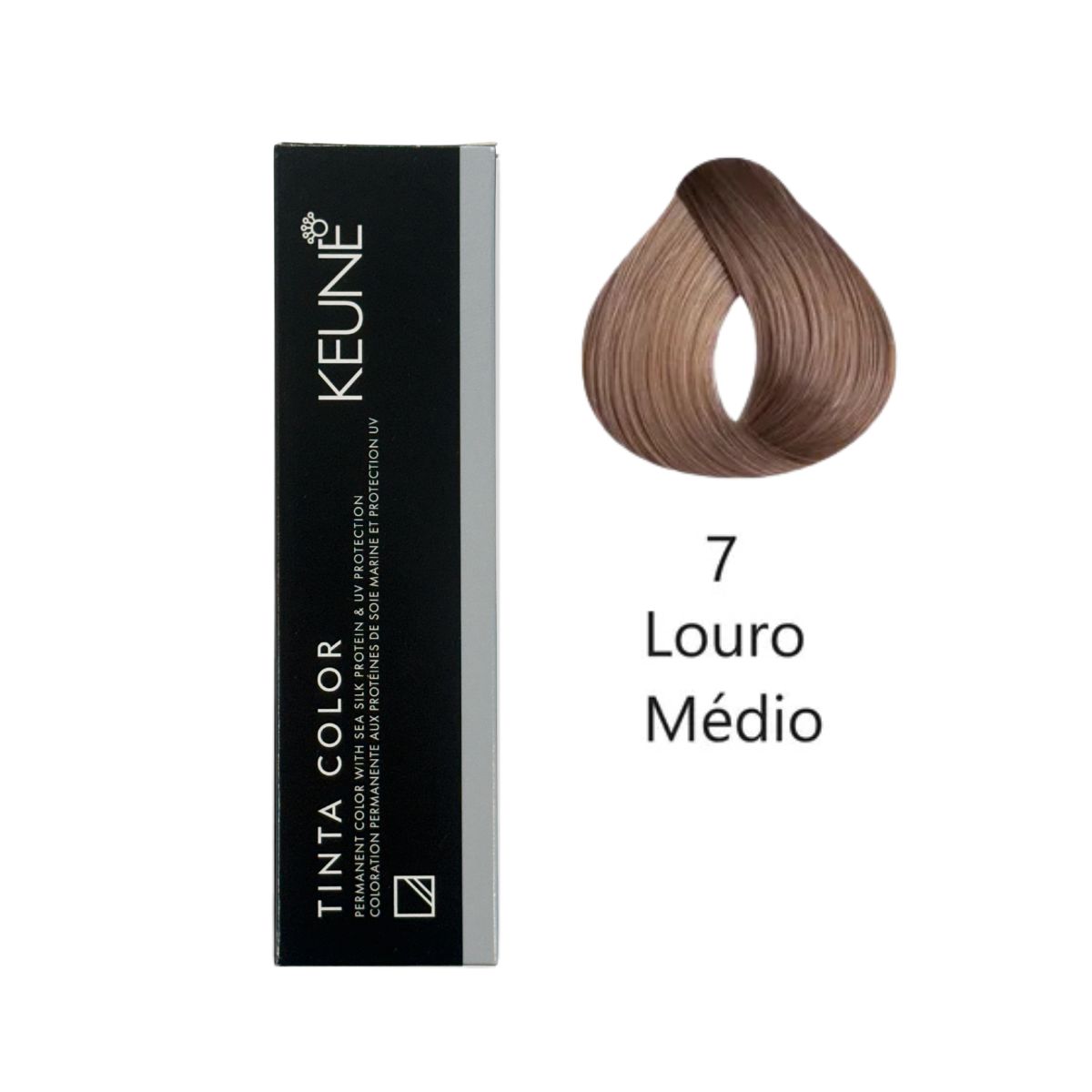 COLORAÇÃO TINTA COLOR 7 LOURO MÉDIO KEUNE 60ML