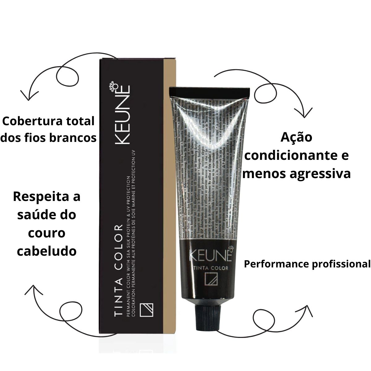 COLORAÇÃO TINTA COLOR 7.38 LOURO MÉDIO AVELÃ KEUNE 60ML