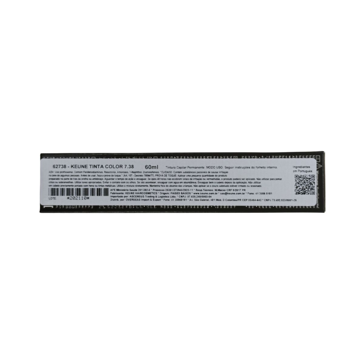 COLORAÇÃO TINTA COLOR 7.38 LOURO MÉDIO AVELÃ KEUNE 60ML