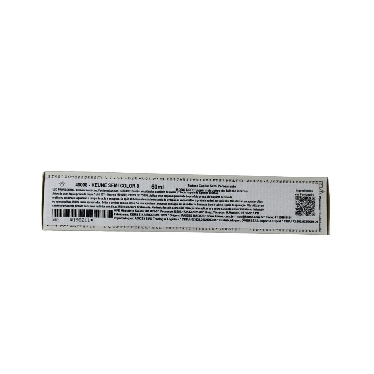 COLORAÇÃO TINTA COLOR 8 LOURO CLARO KEUNE 60ML