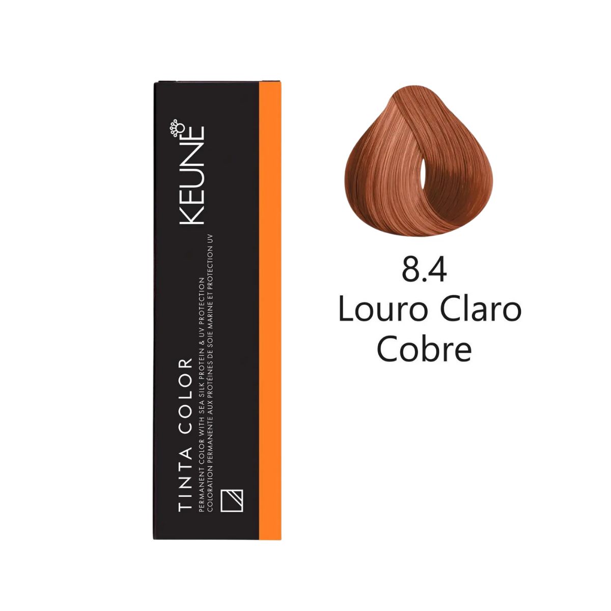 COLORAÇÃO TINTA COLOR 8.4 LOURO CLARO COBRE KEUNE 60ML