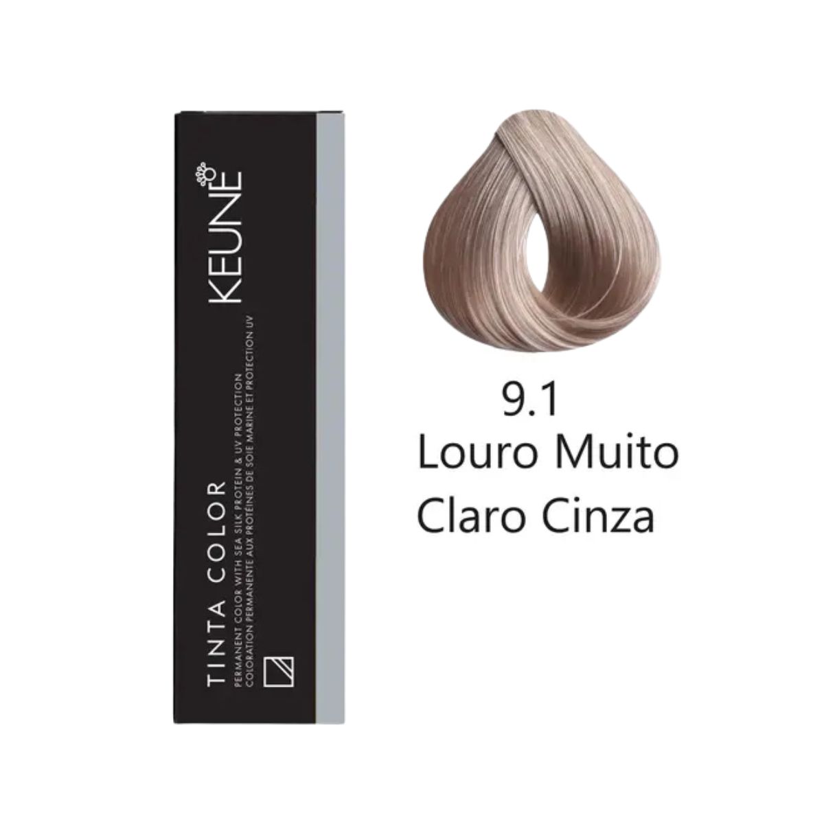 COLORAÇÃO TINTA COLOR 9 LOURO MUITO CLARO KEUNE 60ML