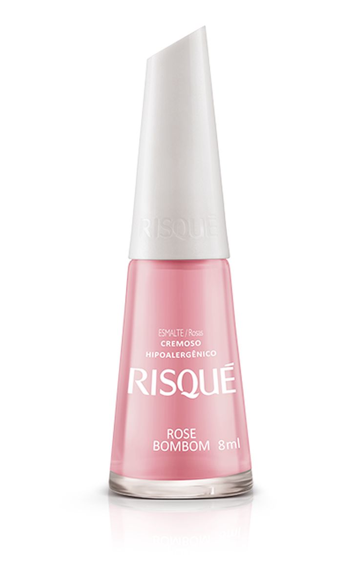 ESMALTE RISQUÉ CREMESO ROSE BOMBOM 8ML