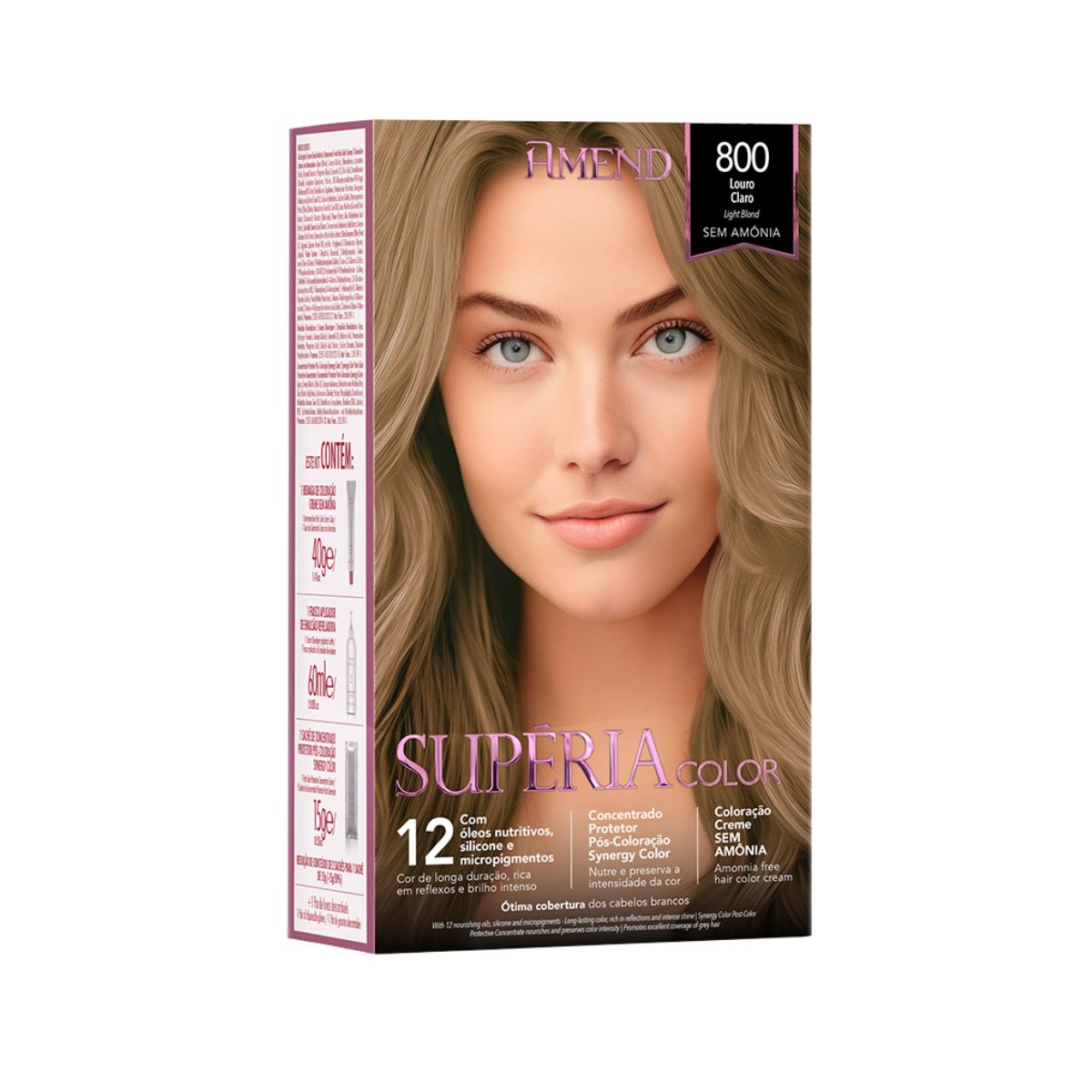 TONALIZANTE SUPÉRIA COLOR 800 LOURO CLARO AMEND