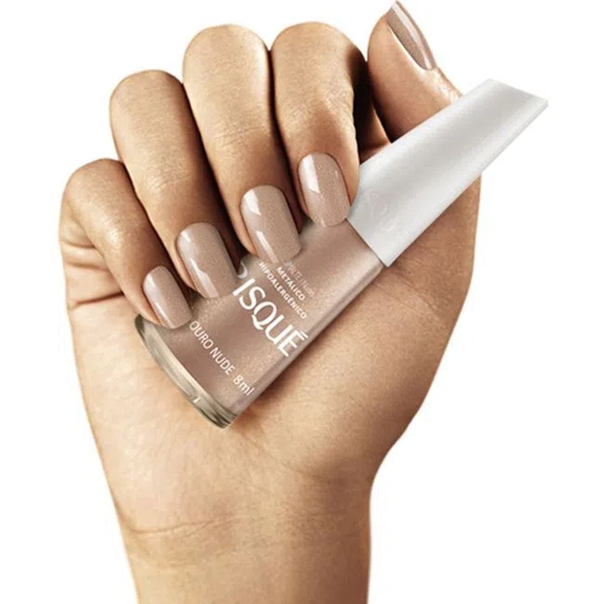 ESMALTE RISQUÉ METÁLICO NUDE OURO 8ML