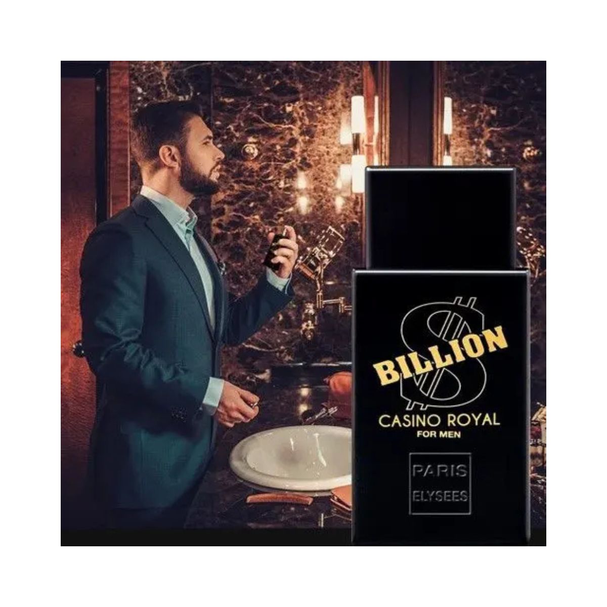 EDT PARIS ELYSEES MASCULINO BILLION CASSINO ROYAL 100ML