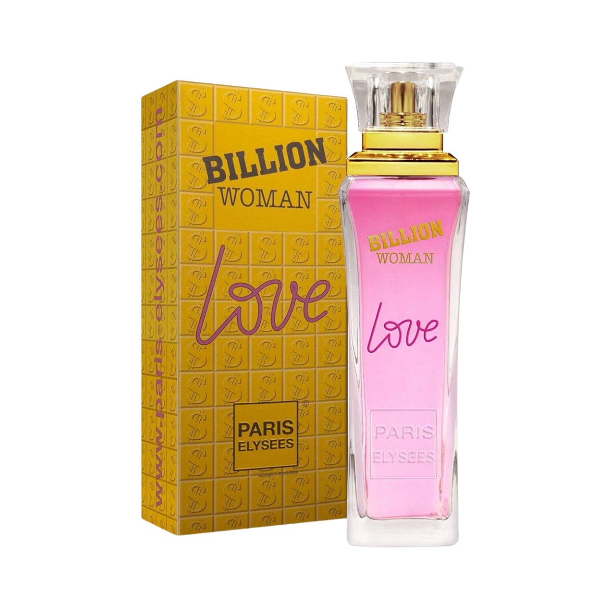 EDT PARIS ELYSEES FEMININO BILLION WOMAN LOVE 100ML