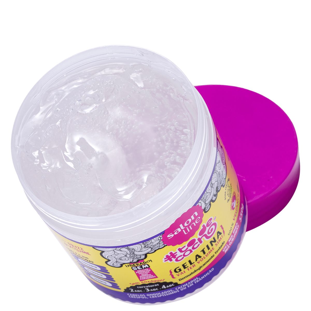 GELATINA #TODECACHO VAI TER VOLUME SIM SALON LINE 550G
