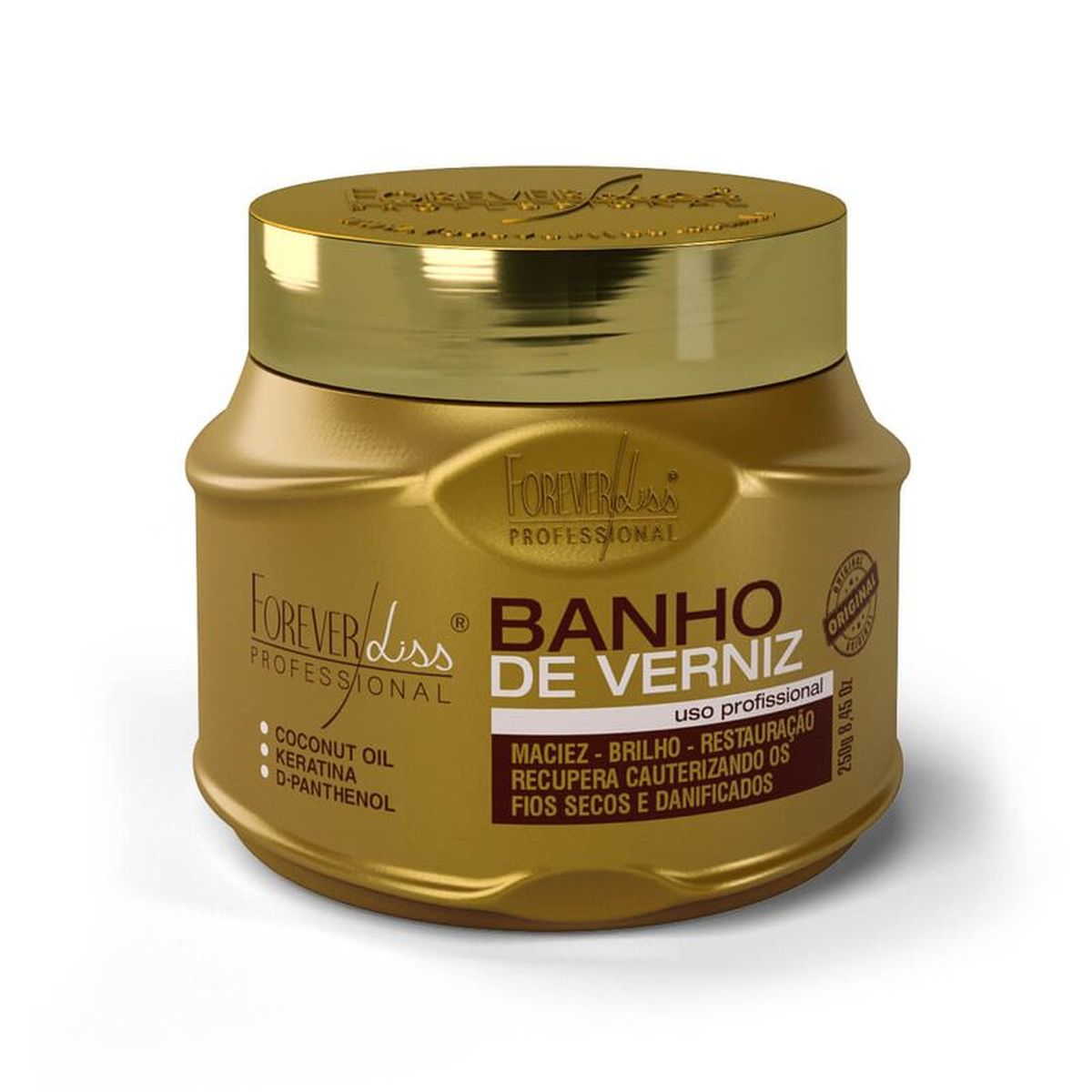 MÁSCARA BANHO DE VERNIZ FOREVER LISS 250GR