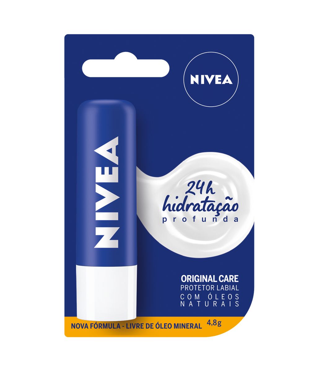 HIDRATANTE PROTETOR LABIAL ORIGINAL CARE NIVEA 4.8G