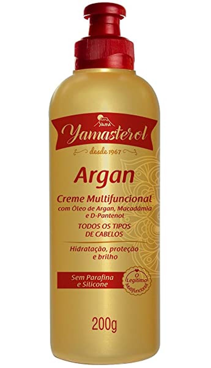 CREME MULTIFUNCIONAL YAMASTEROL COM ARGAN YAMA 200G