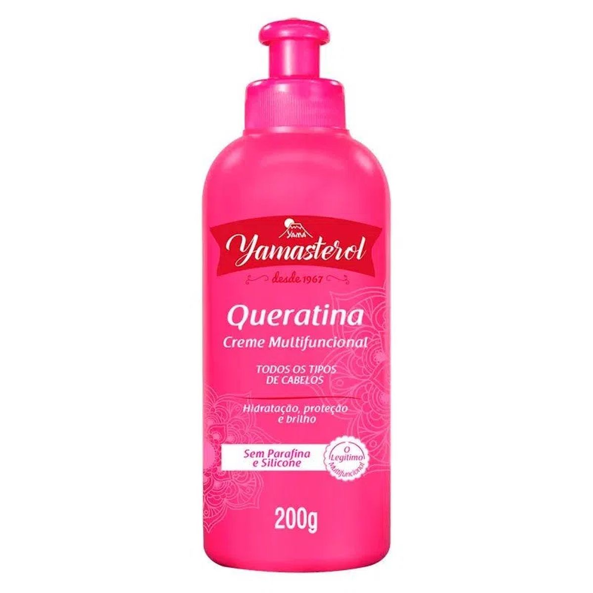 CREME MULTIFUNCIONAL YAMASTEROL COM QUERATINA WASH YAMA 200G