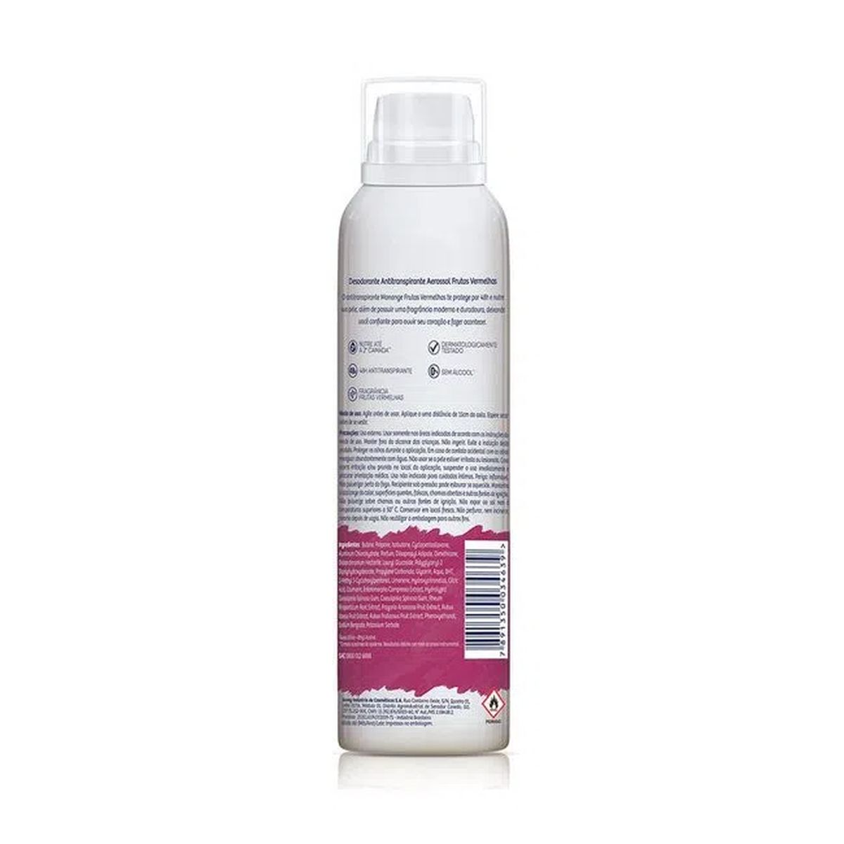 DESODORANTE AEROSOL MONANGE FRUTAS VERMELHAS 150ML
