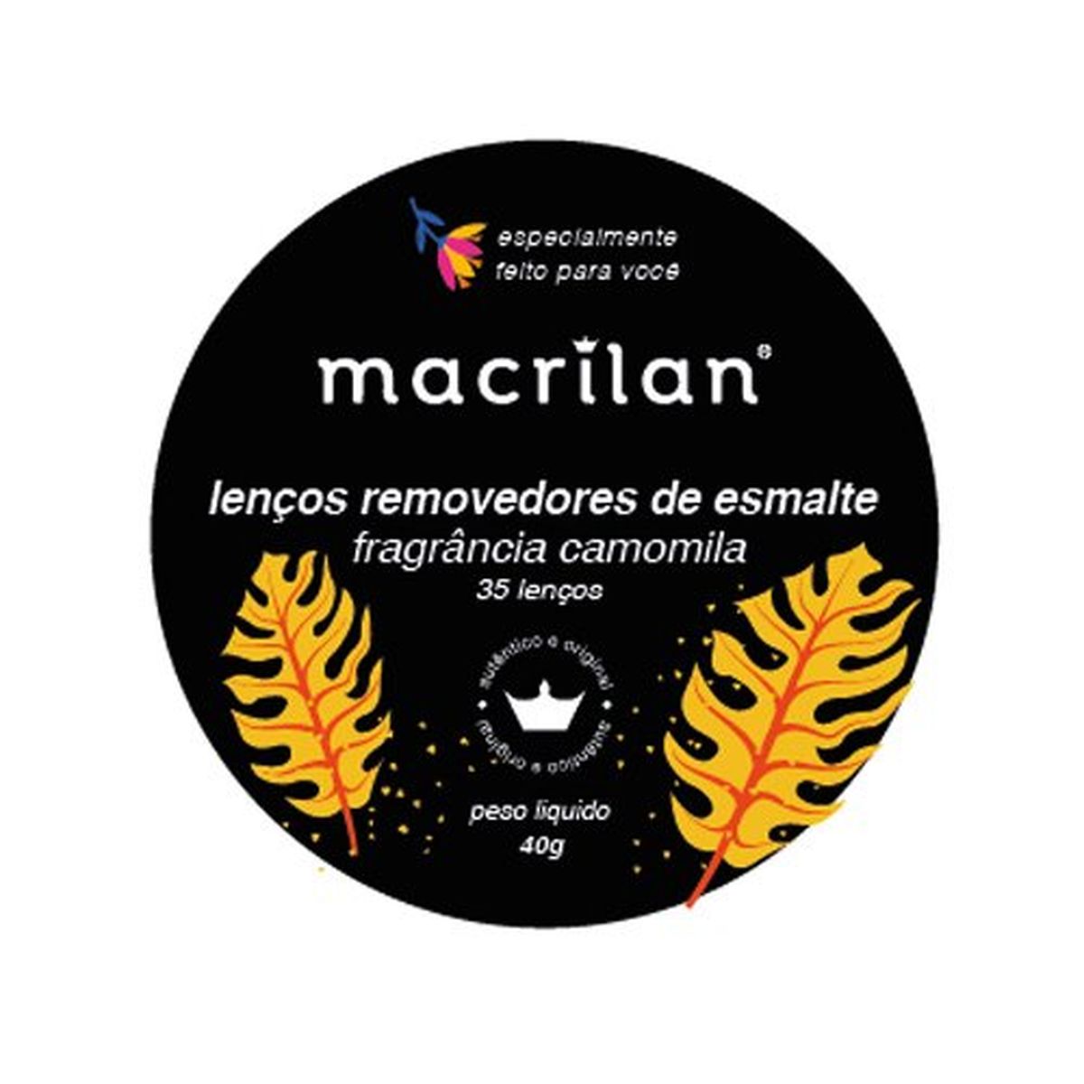 LENÇOS RE-01 REMOVEDORES DE ESMALTE MACRILAN